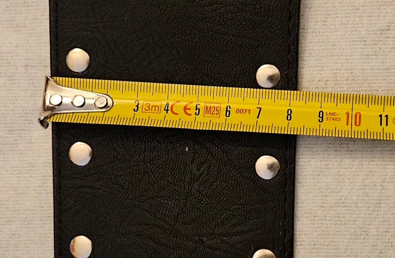 Faja ancha tachas hebilla semicírculo