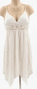 Vestido blanco bohemio tirantes finos