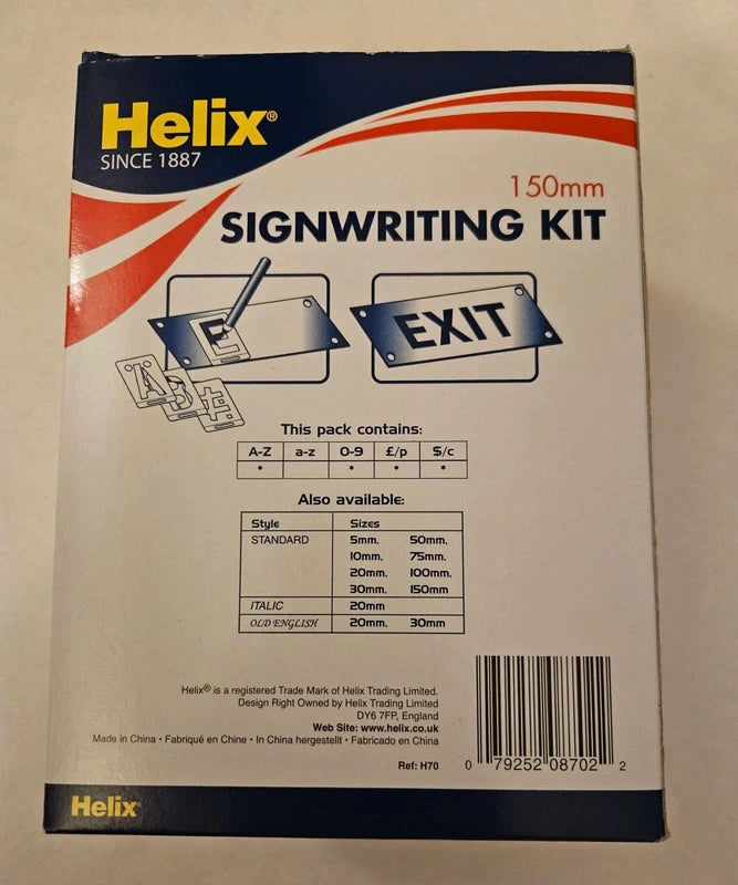 Kit de rotulación Helix 150mm