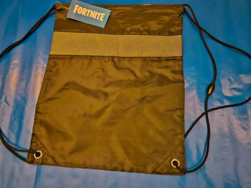 Pack Mochilas Saco Fortnite Camuflaje Azul Militar
