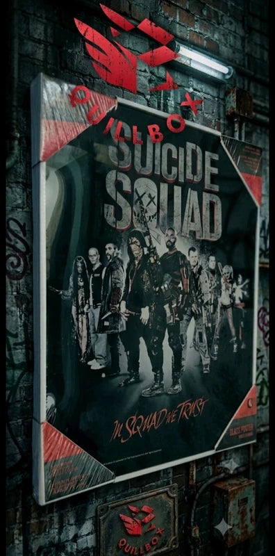 Póster Suicide Squad Vidrio Templado