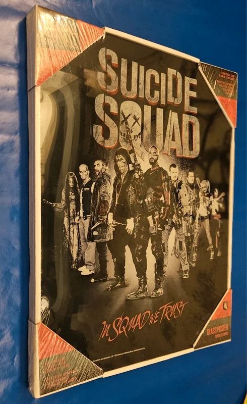 Póster Suicide Squad Vidrio Templado