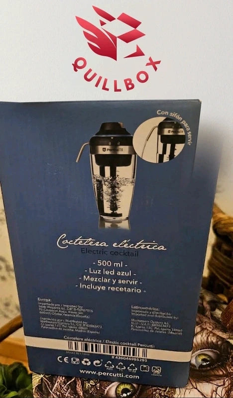 Coctelera Eléctrica Percutti 500ml Luz LED Azul
