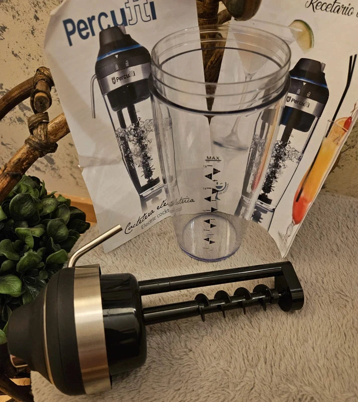 Coctelera Eléctrica Percutti 500ml Luz LED Azul