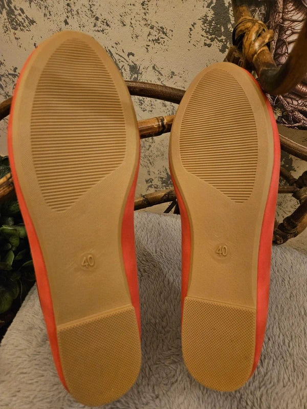 Manoletinas Rojas Graceland con Lazada