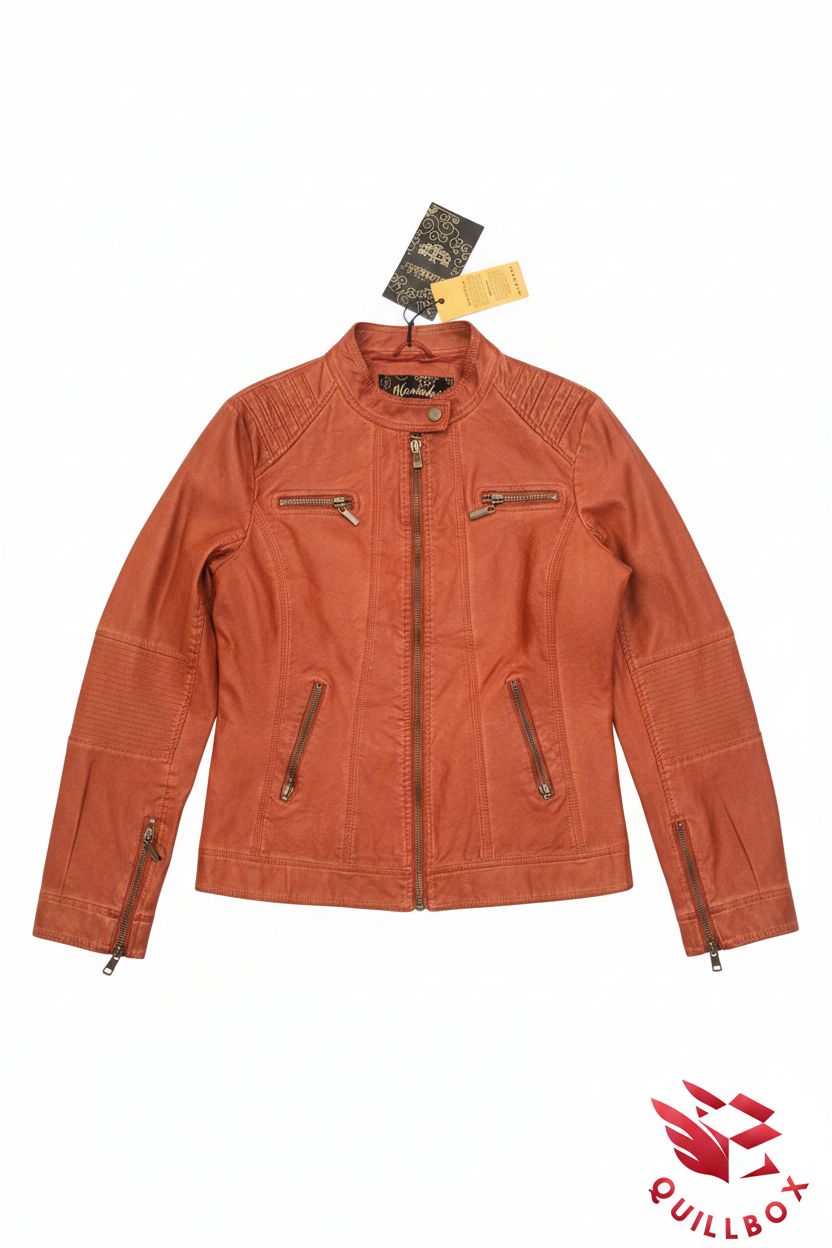 Chaqueta Koroshi sintética roja