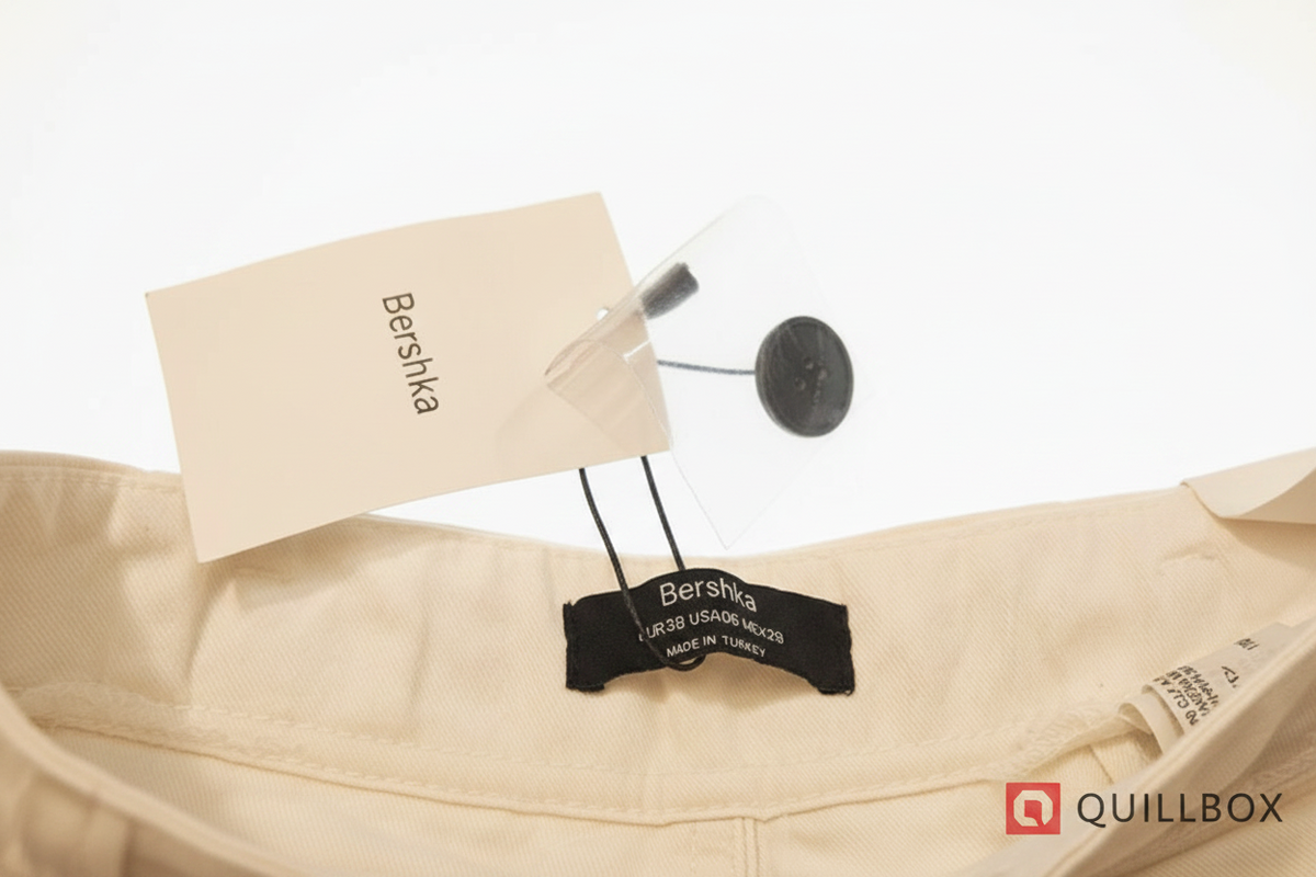 Pantalones cargo Bershka beige