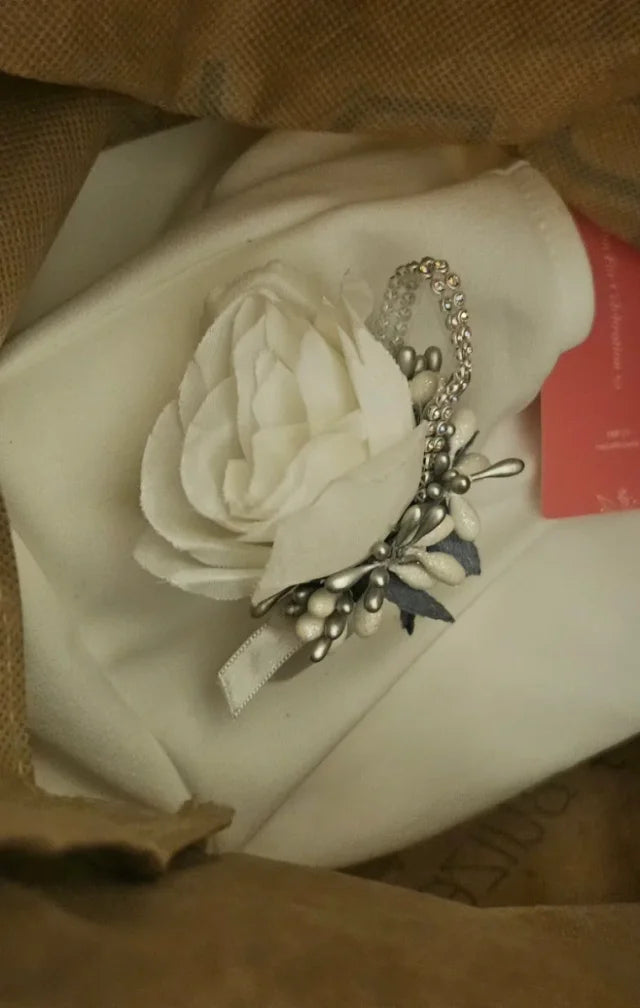 Vestido Novia Midi T-L+Regalo broche flor novio!