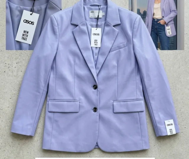 Americana ASOS DESIGN Polipiel Lila