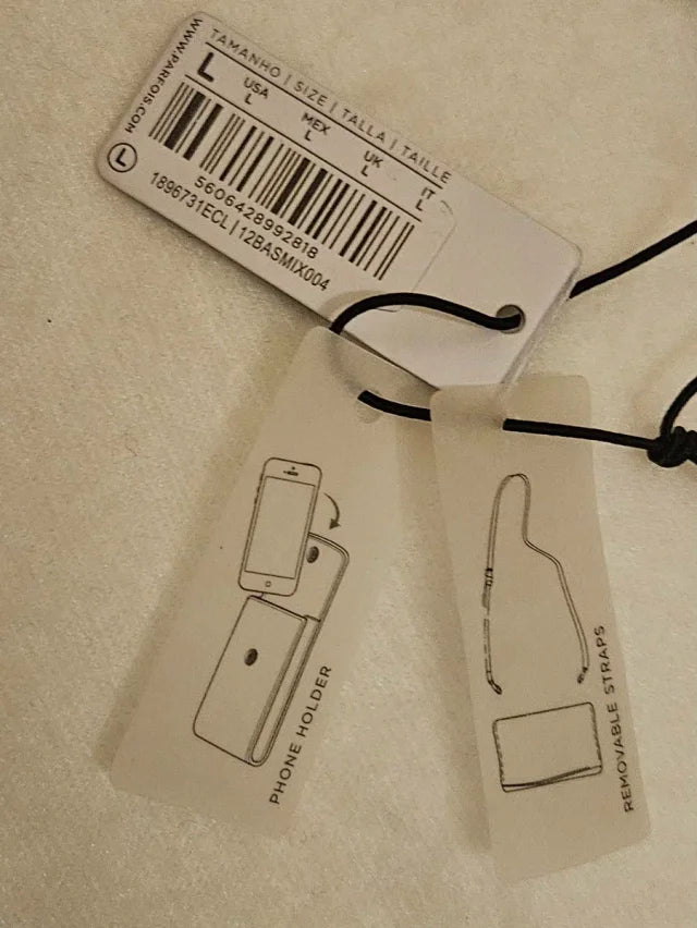 Bolso Parfois móvil bandolera estampado