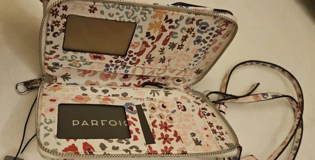 Bolso Parfois móvil bandolera estampado