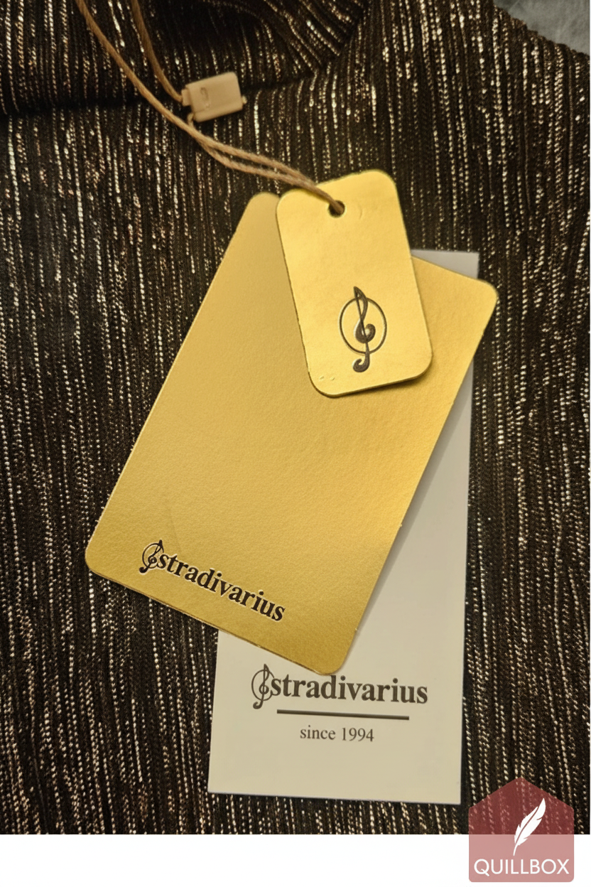 Jersey lurex Stradivarius - etiquetas since 1994