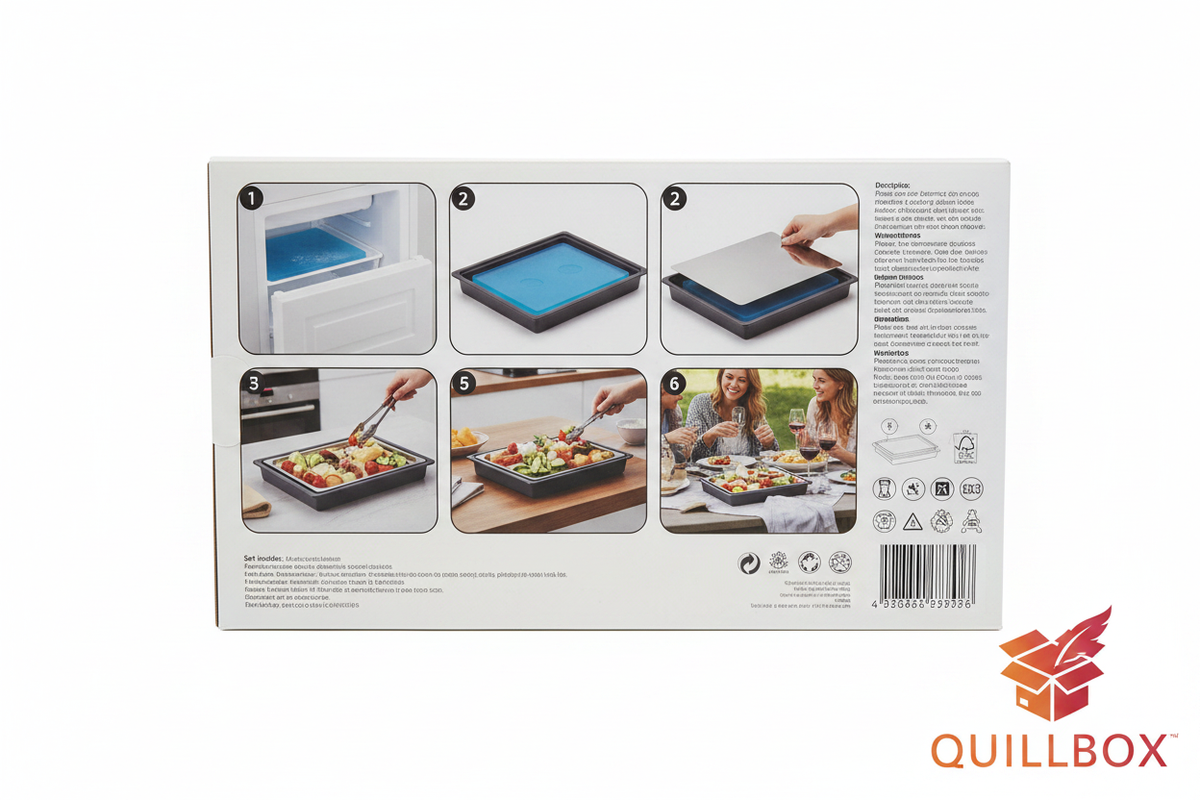 Bandeja enfriadora Home Creation - instrucciones de uso 6 pasos