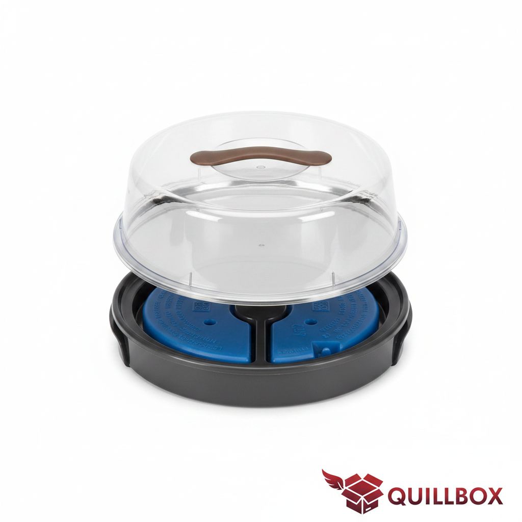 Bandeja con enfriador Home Creation Kitchen - set completo montado cúpula y placa gel