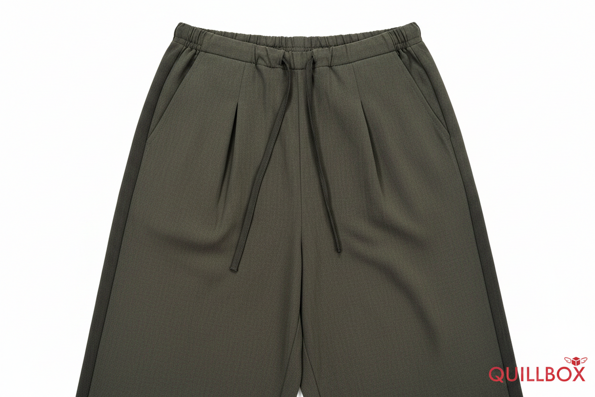 Pantalones grises pierna ancha