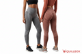 2 Leggings Yoga Rayas Sin Costuras T-S
