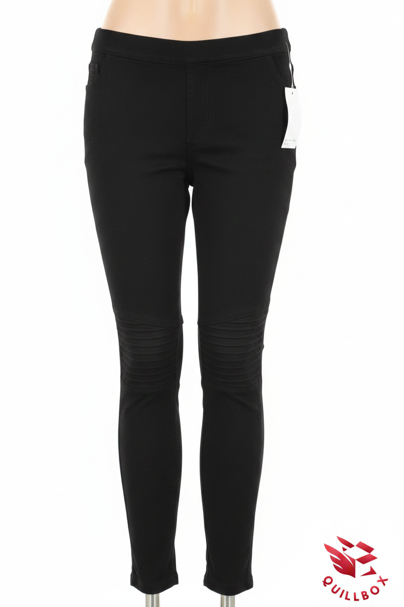 Pantalón ajustado negro (skinny/jegging)