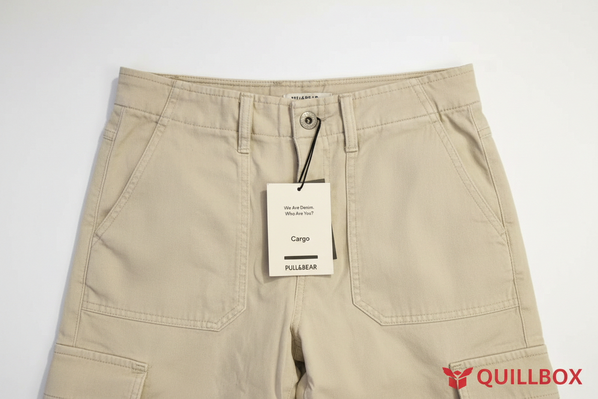 Pantalones cargo Pull&Bear beige
