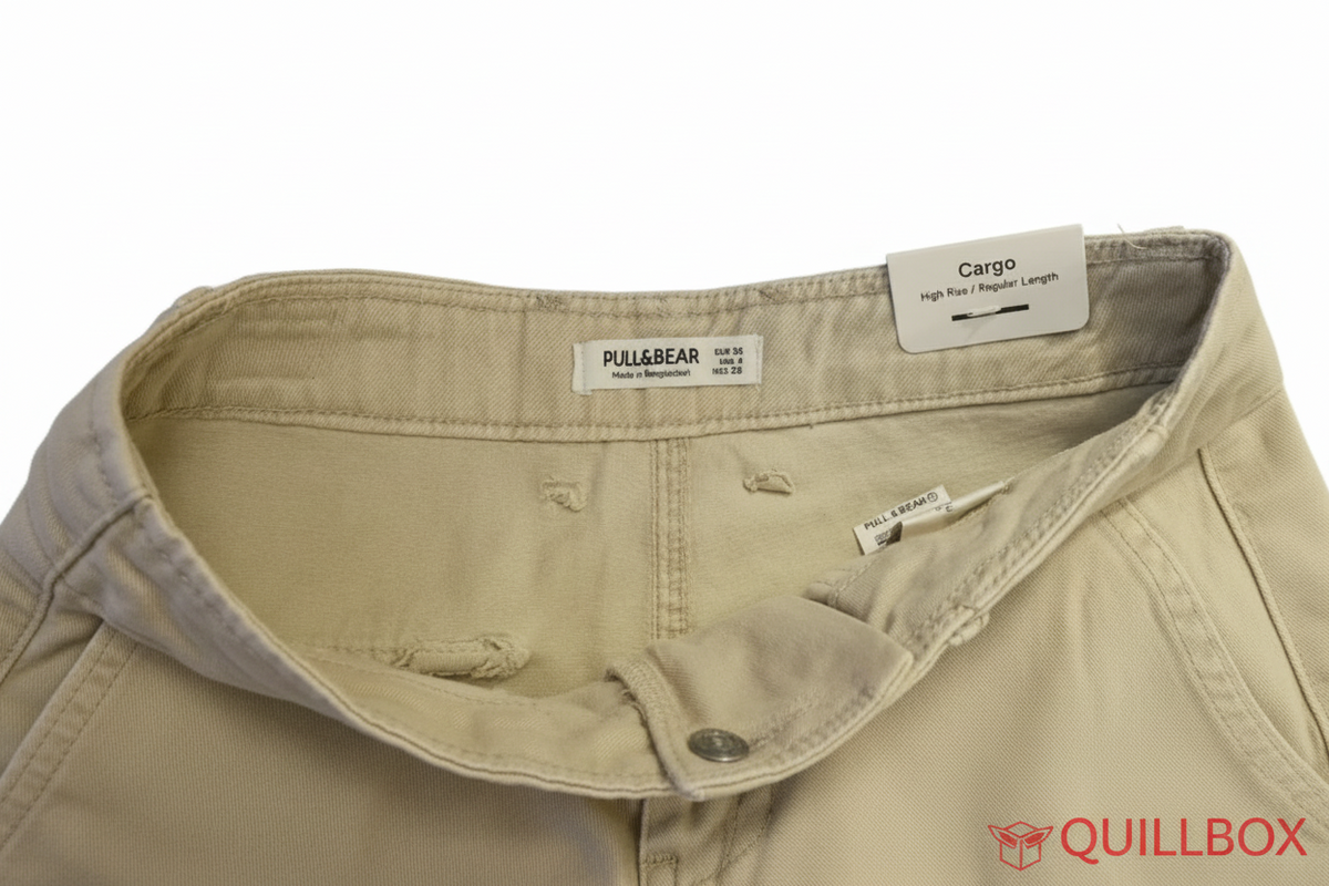 Pantalones cargo Pull&Bear beige