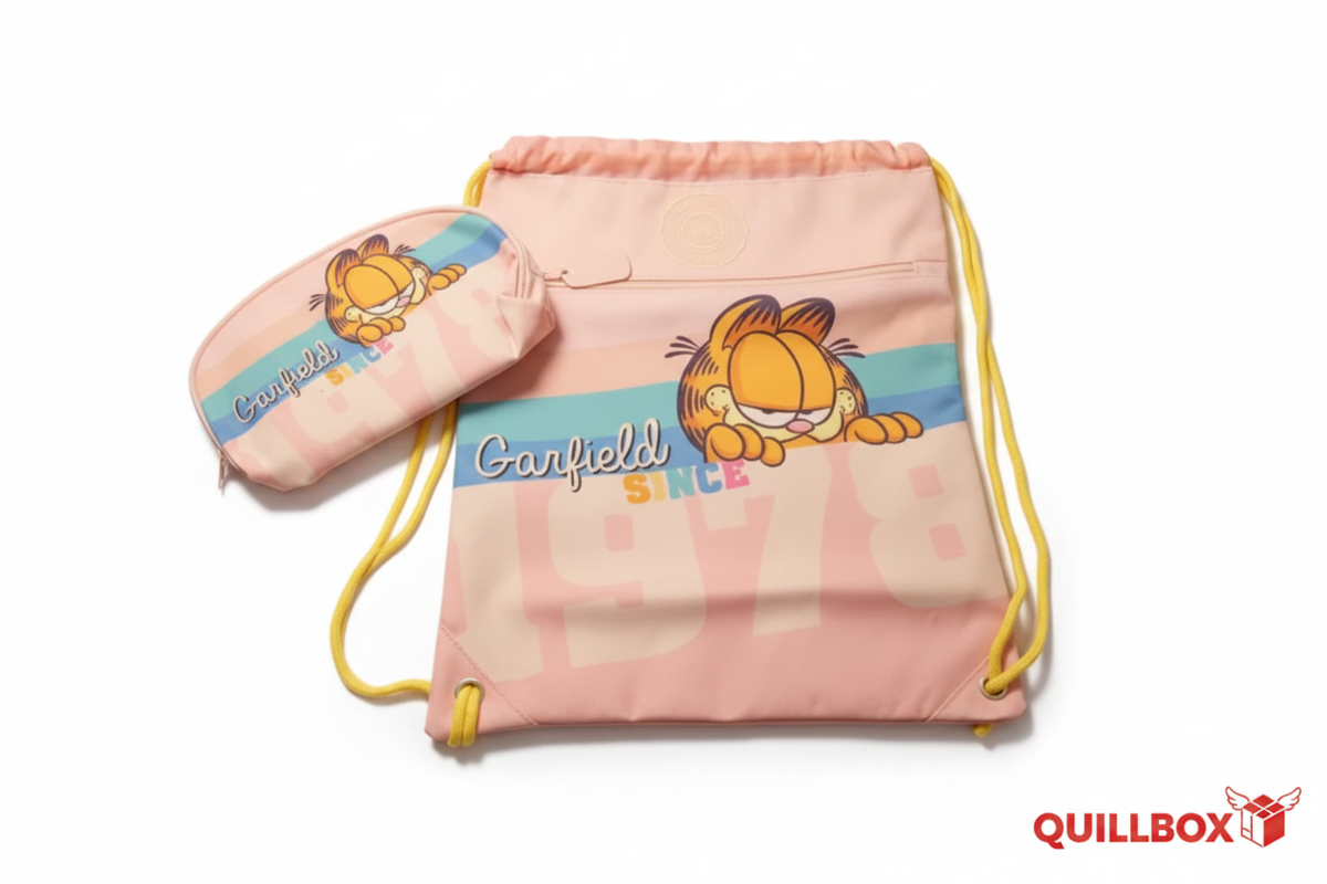 Pack Mochila Cuerdas y Estuche Garfield
