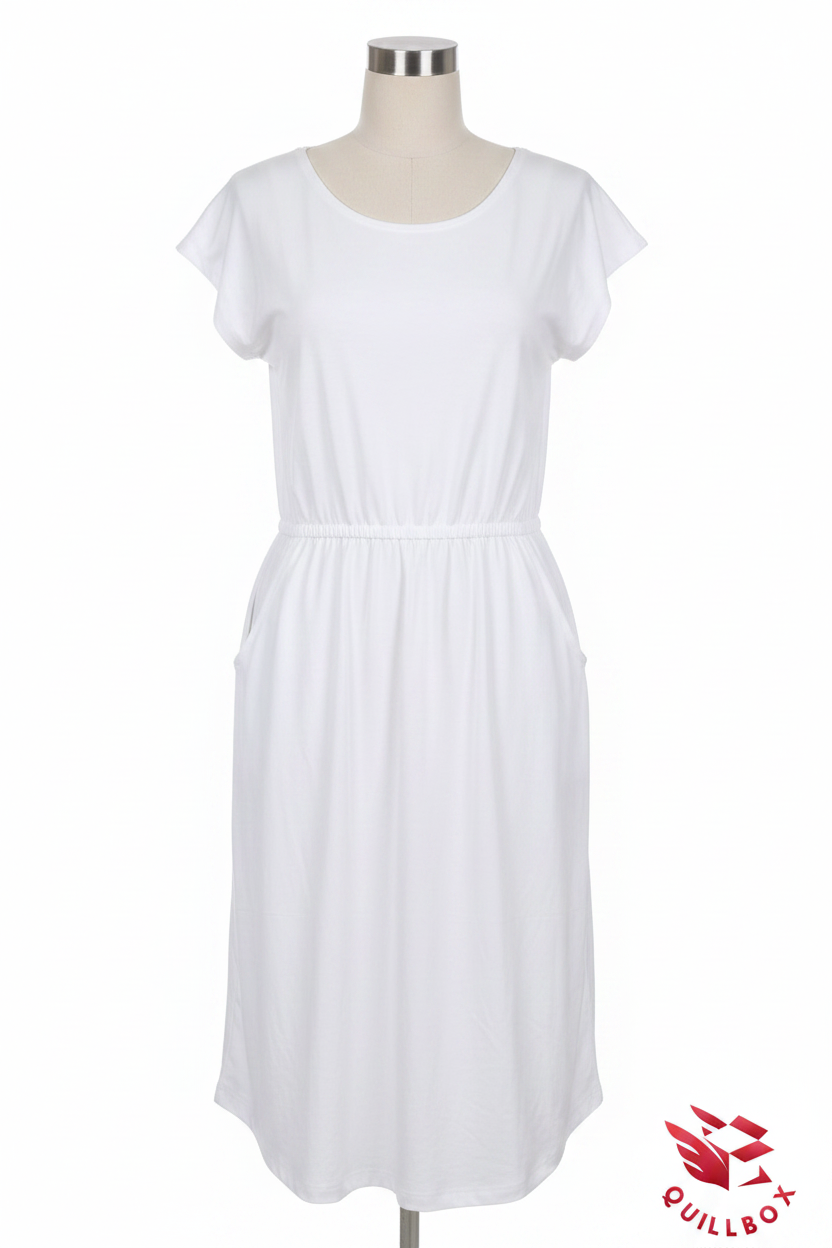 Vestido blanco playa mujer talla única