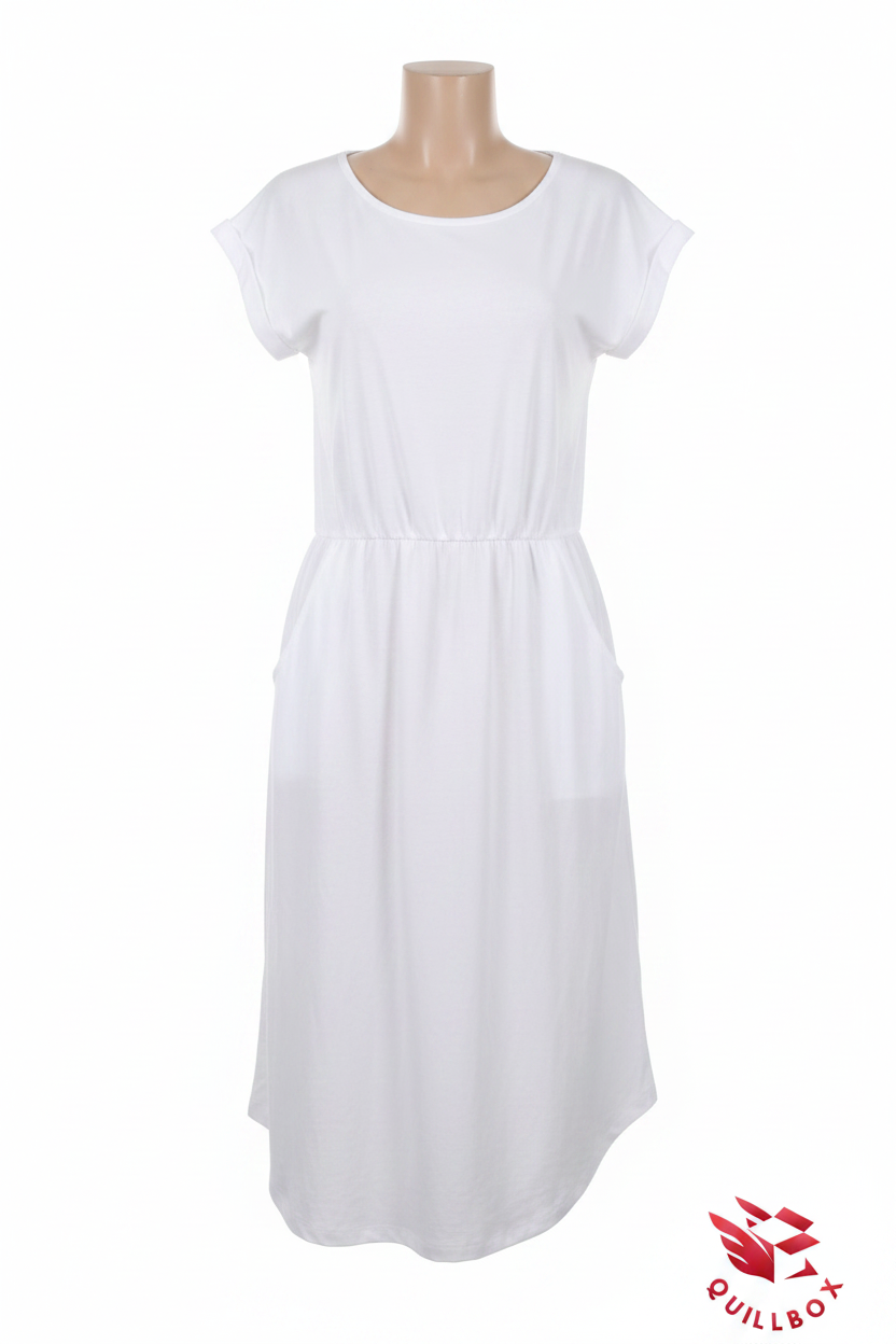 Vestido blanco playa mujer talla única