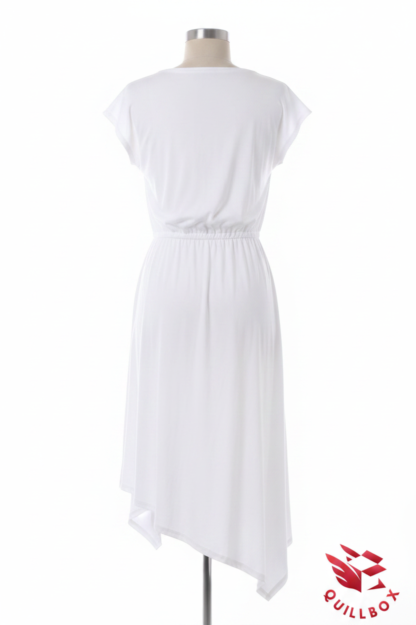 Vestido blanco playa mujer talla única