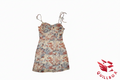 Vestido corto tirantes finos floral
