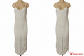 Vestido largo punto calado blanco crudo!
