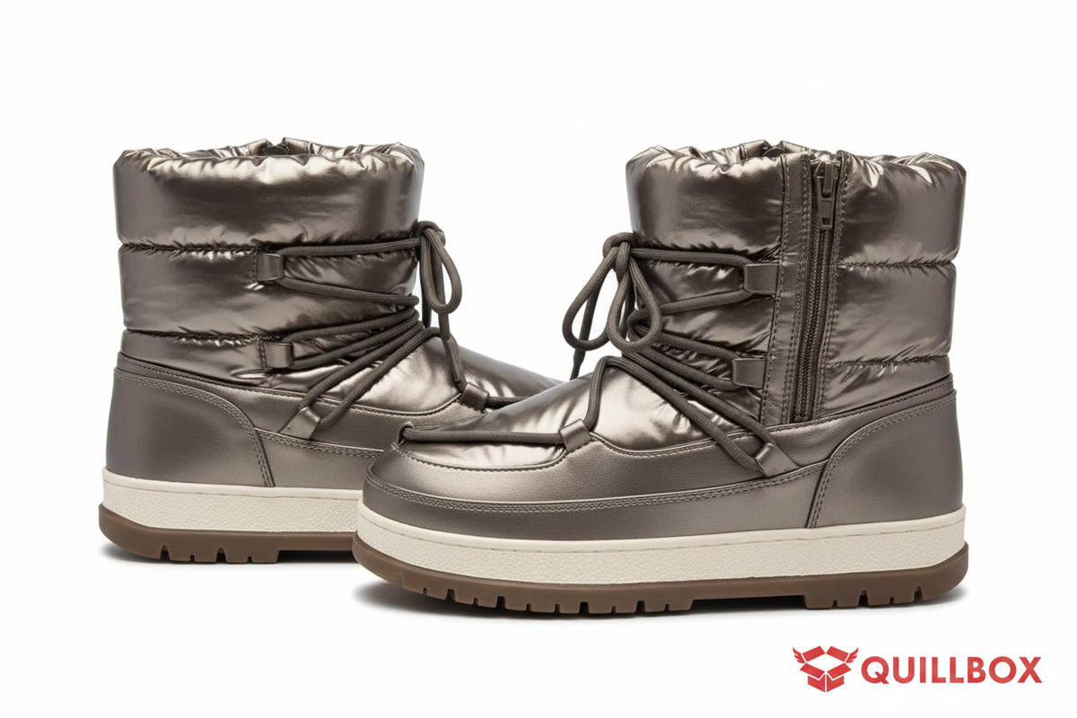 Botas de nieve Zara Nerea plateadas talla 38